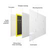 Hombli Smart Infrared Heatpanel 700W, White Metal