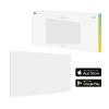 Hombli Smart Infrared Heatpanel 700W, White Metal