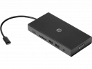 HP Travel USB-C Multi Port Hub, Black (Consumer)