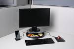 Kensington Monitor Stand Spin Station H.Adj. Grey