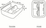 Organiseringsbakke Mybox L hvid