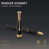 Parker Duosæt Sonnet GT kuglepen+fyldepen sort