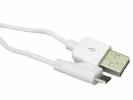 USB-kabel micro Sandberg hvid 1m sync/charge