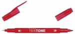 Marker Tombow TwinTone red 0,3/0,8