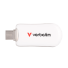 VERBATIM Plectra USB-C Flash Drive White 128GB