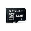 Micro SD card Verbatim 32GB HC 44083 PRO Class 10 m/adapter