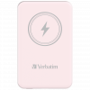 VERBATIM Power P 5000 mAh UBS-C PD 20W WIRELESS 15W Pink