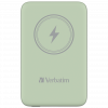 VERBATIM Power P 10000 mAh UBS-C PD 20W WIRELESS 15W Green