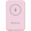 VERBATIM Power P 10000 mAh UBS-C PD 20W WIRELESS 15W Pink