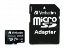 VERBATIM Micro SDXC Premium 256GB Class 10 Incl. Adapter
