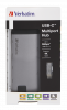 VERBATIM USB-C Multi Hub USB 3.1 GEN1 3.0X3 HDMI SDHC RJ45