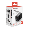 VERBATIM Charge Travel Adapter Diamond 85W Ret Cable CNT-02