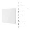 Hombli Smart IR Glass Heatpanel 400W, White