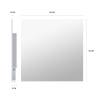 Hombli Smart IR Glass Heatpanel 400W, Mirror