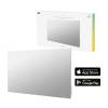 Hombli Smart IR Glass Heatpanel 600W, Mirror