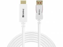 DisplayPort 1.4 HDMI 4K/60Hz, White (2m)