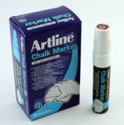 Artline Chalk Marker 12.0mm spids hvid