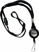 Nøglesnore m/yoyo-hjul sort (10)