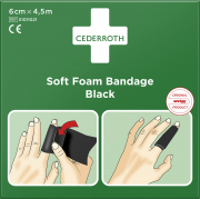 Soft Foam Bandage Sort 6cm x 4,5m