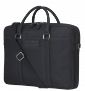 Ginza - 16 Duo Pocket Laptop Bag PURE (Recycled) - Black