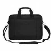 14'' Briefcase Santa Monica - Recycled, Black