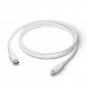 Re-charge - Cable - USB-C to MFI Lightning - TPE, White 1.2m