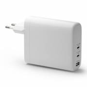 Re-charge - Wall Charger GaN - USB-C 140W+100W+18W EU, White