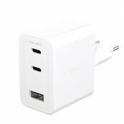 EMPOWER 70W Multiple Charger 2x USB-C+USB-A EU, Silver White