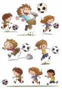 Herma stickers Decor fodbold venner (3)
