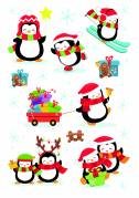 Herma stickers Magic vinter/jule pingviner (1)