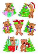 Herma stickers Decor julebjørne (3)