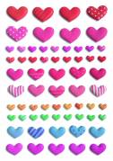 Herma stickers Magic Valentine's Day små hjerter (1)