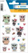 Herma stickers Magic ugle og venner folie (1)