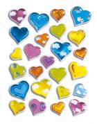 Herma stickers Magic farvede hjerter (1)