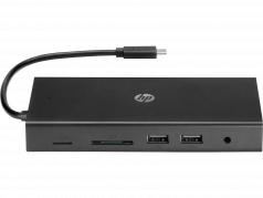 HP Travel USB-C Multi Port Hub, Black (Consumer)