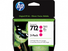 HP 712 29ml Magenta DesignJet Ink Cartridge (3)