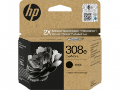 HP 308e EvoMore Black Original Ink Cartridge