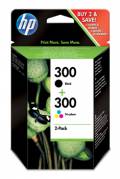 HP 300 black & color ink (sampack)