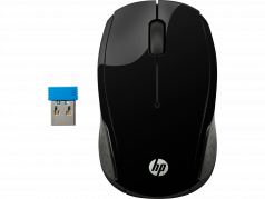 HP 200 Wireless Mouse, Black (Consumer)