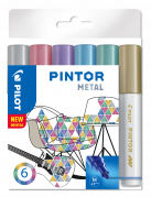 Marker Pintor Medium Metal Mix 1,4 ass (6)