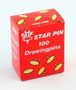 Tegnestifter Star Pin blank stål (100)