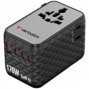 VERBATIM 170W Universal Travel Adapter Black