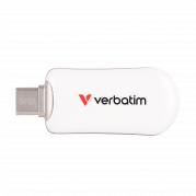 VERBATIM Plectra USB-C Flash Drive White 64GB