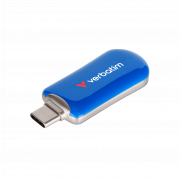 VERBATIM Plectra USB-C Flash Drive Blue 64GB