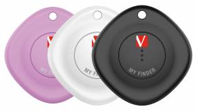 VERBATIM My Finder Bluetooth Item, Black/White/Purple (3)