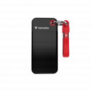 VERBATIM USB 3.2 Gen 2 2TB Pocket SSD, Black/Red