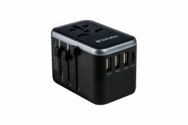 Universal Travel Adapter UTA-04 PD61W/QC / 3xUSB / 2xType-C