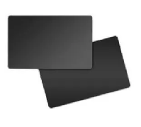 Zebra blank black 0,30mm thick cards, food safe, (500)