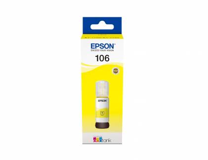 T106 EcoTank Yellow Ink bottle