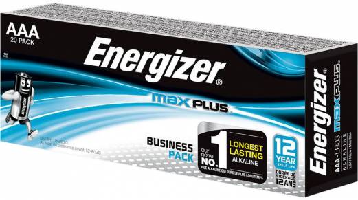 Energizer Max Plus AAA/E92 (20-pack)